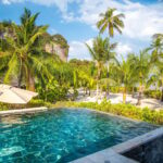 Beachside resort pool in Koh Yao Noi, Thailand