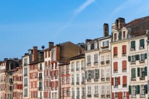 Historic Buildings In Bayonne, France