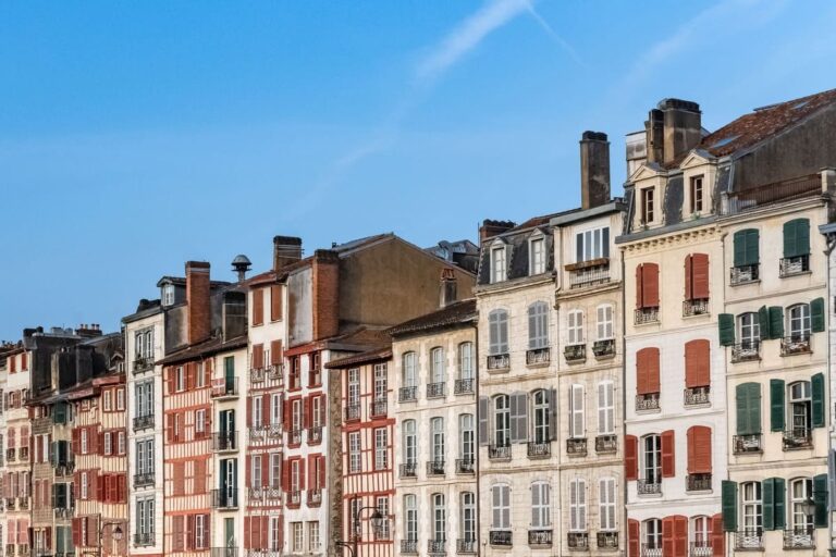 Historic Buildings In Bayonne, France