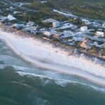 Aerial view of Cape San Blas, FL